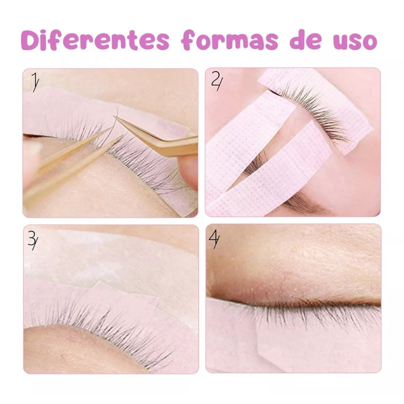 Veraly Cinta Aplicación Extensión Pestañas Colores Transpirable