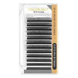 Pestañas Nagaraku W 3d Mix Fibras Tecnologicas