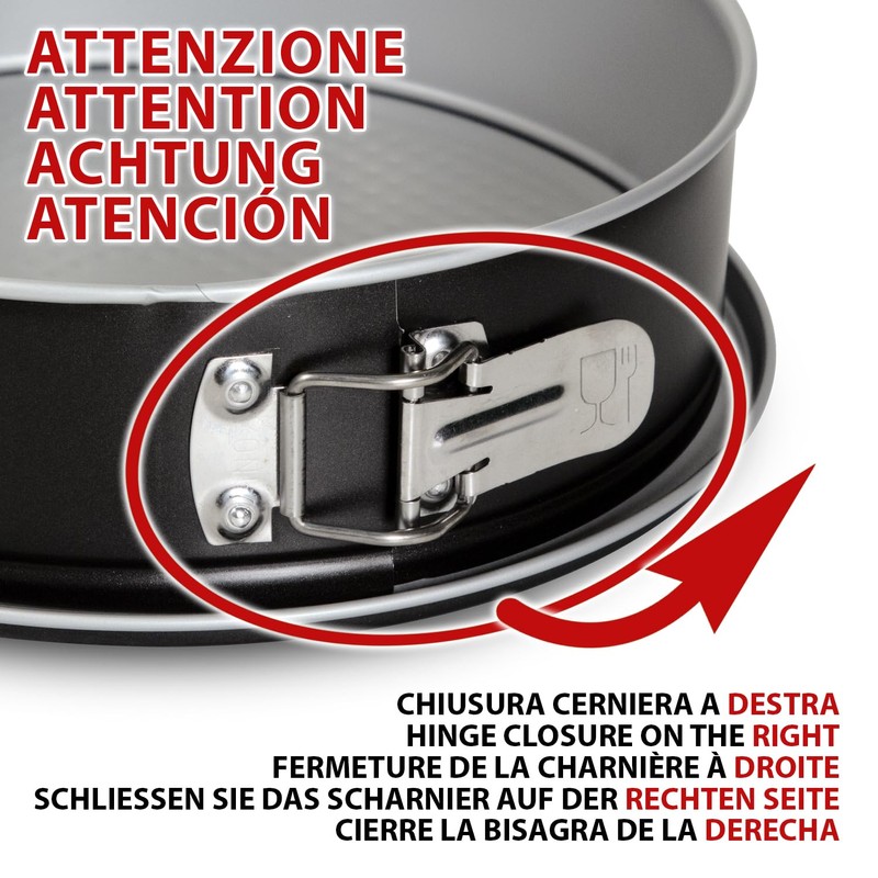 FORMEGOLOSE™, Springform 1 base 22 cm, made of steel with