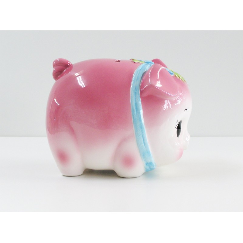 ピギーバンク 豚 貯金箱 大 ピンク S-60A
