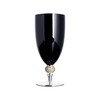 Vikko Décor Black and Silver Goblets | Large 18 Ounce