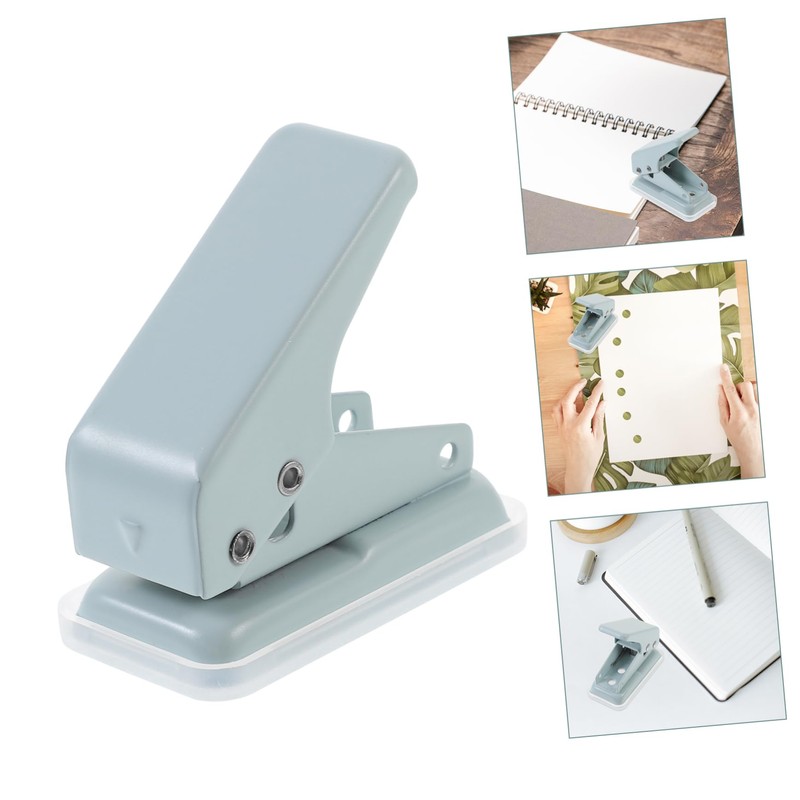 NUOBESTY Loose Leaf Hole Puncher Compact Manual Punch Tool for