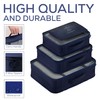 Aysthetics 9 Pcs Packing Cubes for Suitcase with 3 zipper