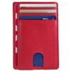 AMEHA Men's Minimalist Slim Wallet Front Pocket Genuine Leather RFID