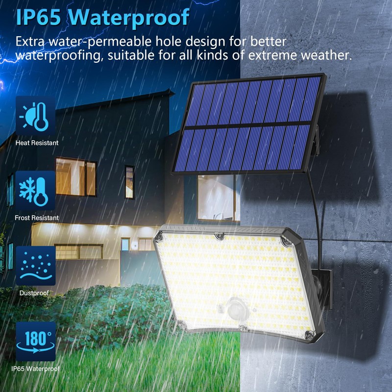 TOPPELIGHT Solar Lights for Outdoor Use, Pack of 2 Solar