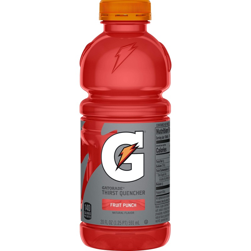 Gatorade Thirst Quencher, Fruit Punch, 20 Ounce Bottles (Pack of