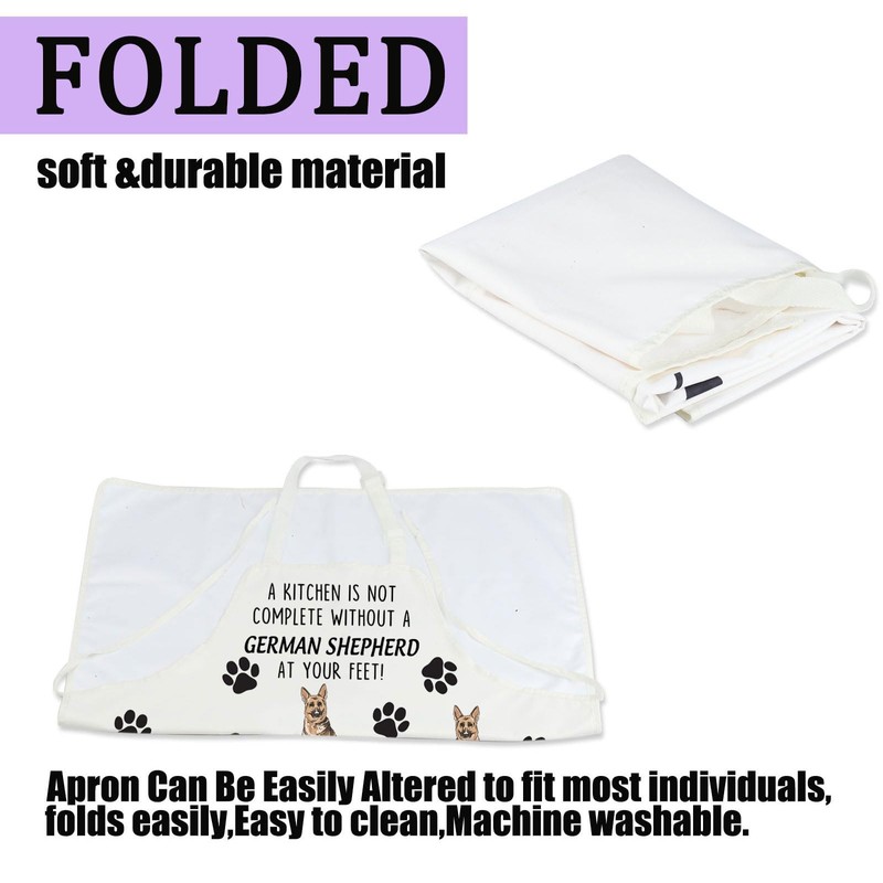 German Shepherd Apron With Pockets German Shepherd Lover Gifts Dog