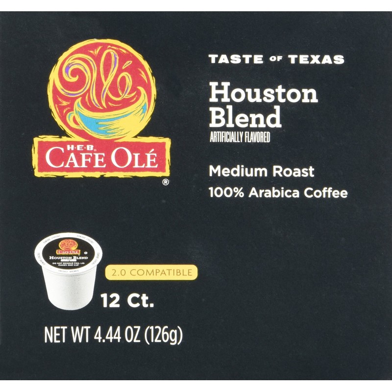 Cafe Ole Taste of Texas Houston Blend 12 Count Single