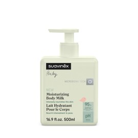 Suavinex, Exrta Sanftes Shampoo für Kinder +0 M und Babys, brennt nicht die Augen, tränenfrei, keine Seife, geeignet für empfindliche Haut, 92% Inhaltsstoffe natürlichen Ursprungs, mit Präbiotika, 500