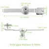 Jiozermi 4 Pack Sliding Glass Door Ratchet Lock with 4