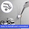 Shower Head Adapter, 1 Pcs 135 Degree Shower Elbow Adapter,
