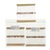 BOJACK 1000 Pcs 25 Values Resistor Kit 1 Ohm-1M Ohm
