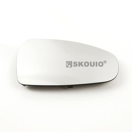 Passenger Side Mirror Replacement Glass for Kia Forte 2019-2024,Automotive Exterior Heated Right Side View Mirror Glass for 2019 2020 2021 2022 2023 2024 Kia Forte(SKOUIO 01-S)