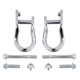 KOROP AUTO PARTS Towing, Recovery Hooks (1 Pair) Fits for 2007-2019 Chevy Silverado 1500, 2007-2019 GMC Sierra 1500 Replaces# 84072462 Tow Hook (Chrome)
