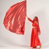 MUNAFIE Worship Flags Set(2 Flags+Sticks) Dance Praise Flags Banderas de