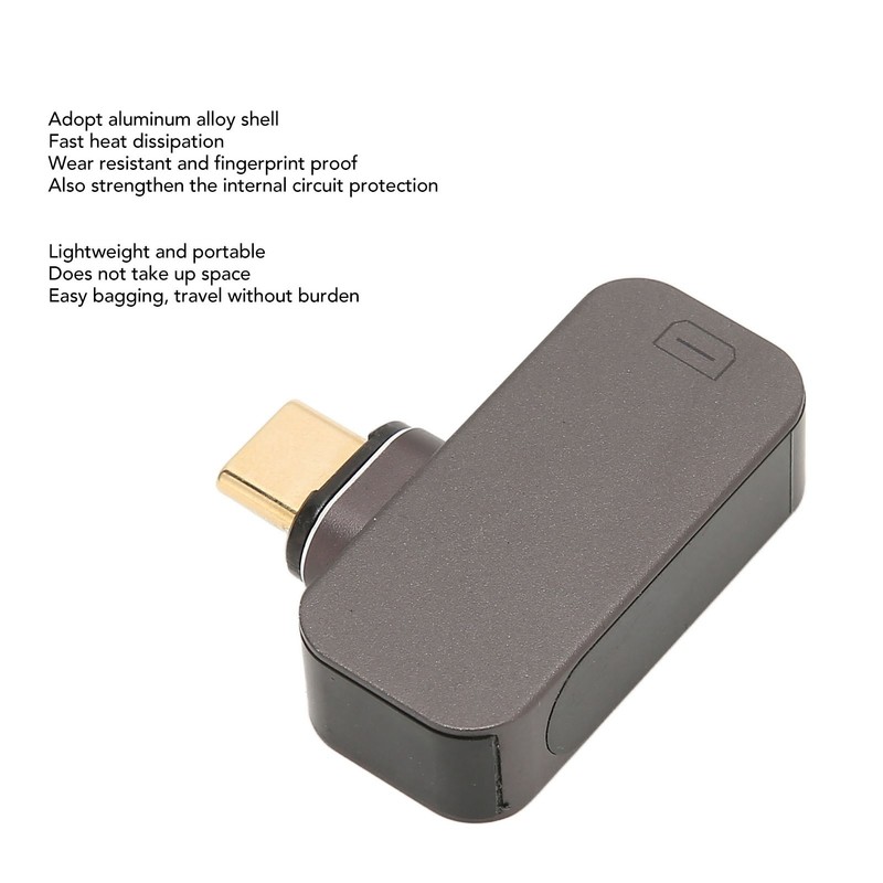 Magnetic MiniDP Adapter 24pin 4K 60Hz 180 Degree Rotation 10Gbps