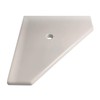 10 inch Corner Bathroom Shelf - Polished Gray Bathroom Storage