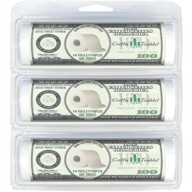 Premium Mini Toilet Paper Rolls for Travel | Travel-Size | Convenient Plastic Dispensers | Toilet Paper Shortage Humor (3-Pack) (049 Toilet Tender)