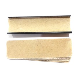 Cue & Case Man CUE TIP SHAPER and 10 spare Sandpaper refills, for shaping your snooker or pool cue tip.