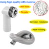 QRITY 1 PCS Overflow Pipe, 29x29mm Round Interface, Kitchen Sink