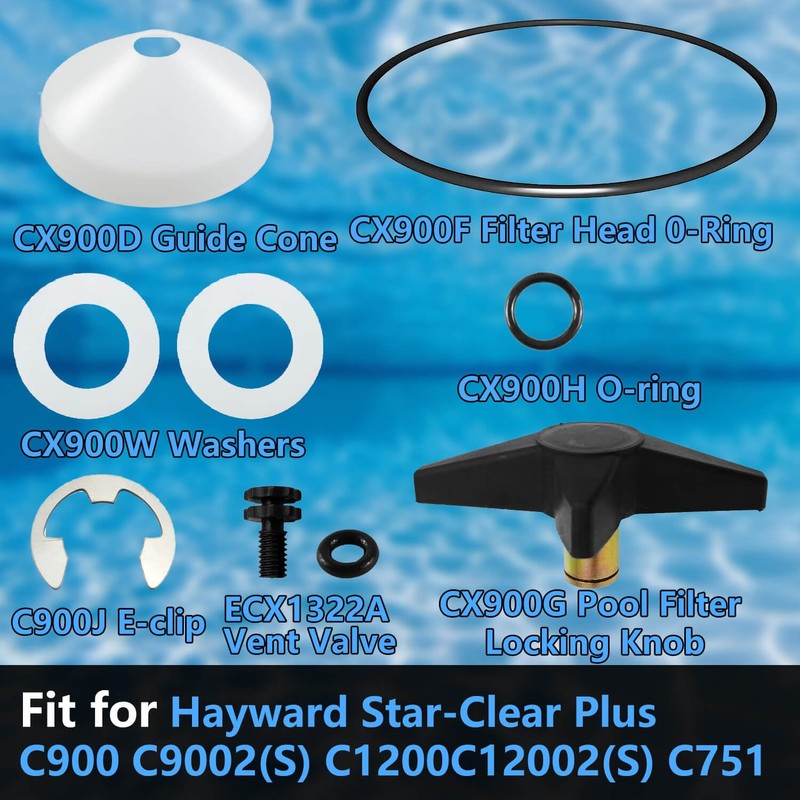 BSNOVT Pool Filter Locking Knob Kit CX900G CX900DA CX900F ECX1322A