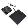 10W Solar Panel Fan Kit Waterproof Cooling Ventilator for Dog