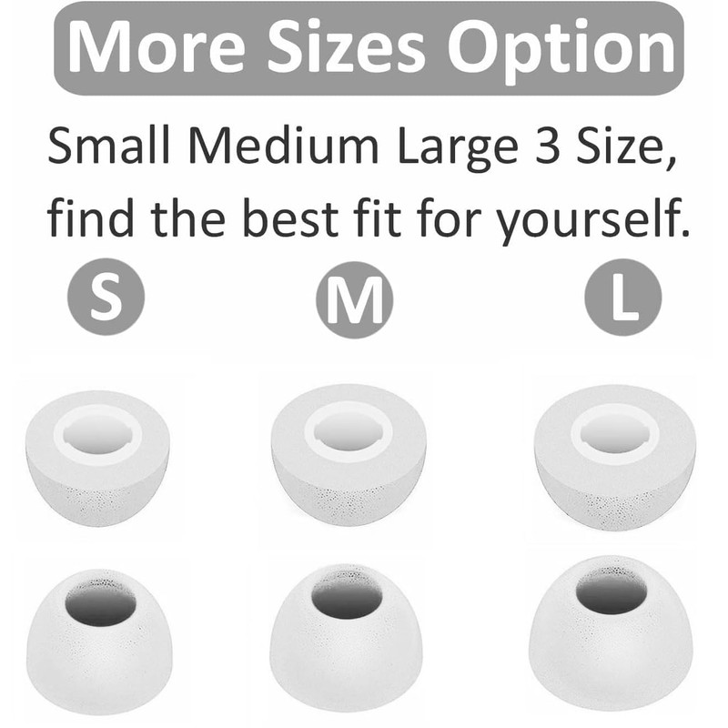 A-Pcas Memory Foam Earbud Tips for Aviot Fully Wireless Earbuds,