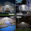 daphino 2500LM Solar Lights Outdoor with Motion Sensor,3 Head 270°
