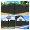 Bynbbur 6'x55' Privacy Fence Screen Net Fencing 95% Privacy Blockage