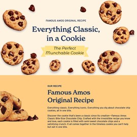 Asherpro Famousamos Chocolate Chip Cookies, Famous Cookies, Chocolate Chips Cookies, Famous Cookies Individual Packs,2 oz., 42 pk.