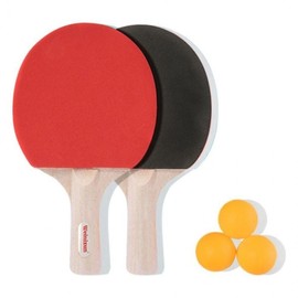 Table Tennis Beginner Set: Two-Sided Shakehand Racket & Ball Table Tennis Racket Set