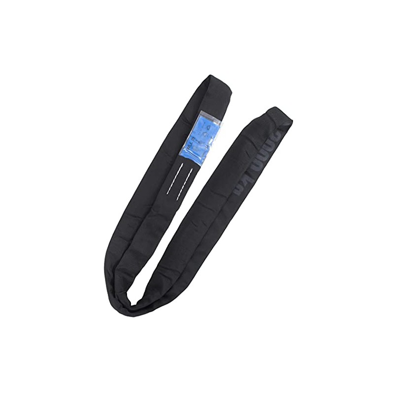 2 Tonne Black Endless Round Sling Lifting Polyester Circular Webbing