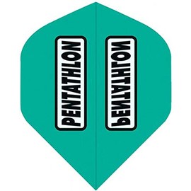 abcdarts Unisex - Adult Pentathlon Classic Dart Flights, Aqua, Classic EU