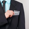 DEEZOMO Plastic Wallet Insert for Credit Card Set of 2,