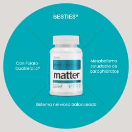 Complejo B, Folato, Besties, Matter Smart Nutrients Sabor N/A