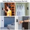 BenRich Outdoor Wall Mounted Key Safe with 4-Digit Combination, Resettable
