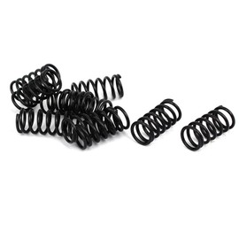 TA-VIGOR 10Pcs Compressed Spring, 10mm Outer Diameter 1.2mm Wire Dia 20mm Long Dual Extended Durable Dual Hook Tension Spring for Furniture Screen Doors Repair Projects
