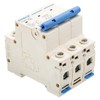 Baomain Miniature Circuit Breaker 3-Pole 40A DZ47-63 C40 400VAC, DIN