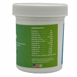 Grown Pet Supplies 12 in 1 Multivitamin Growth & Immunity, Prevent Eggs Failure, Strength For Birds - 300 Grams Bag