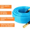 GASHER 1/4'' x 100FT Reinforced Polyurethane Air Hose, Maximum Working