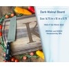 Initial K Engraved Dark Walnut Cutting Board for Luxury Kitchen