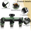 Zaakwang Full Flow Heavy Duty 3-Way Hose Splitter, Rugged Garden