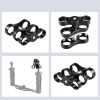 For GoPro Underwater Ball Clamp Camera Butterfly Clip for Underwater