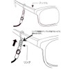 ZooooM ZM-KAWAMEGA Leather Simple Glasses, Sun Glasses, Chain, Glasses, Strap,