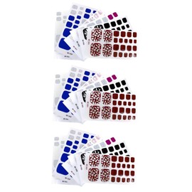 Baluue 18sheets Nail Art Stickers for Women of Assorted Pattern Toenail Decals for Creative Manicure Designs for Parties and Nail Art