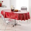 Clear Table Cover Protector Oval Clear Tablecloth Transparent Protective Covering