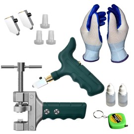 12 pcs Glass Cutter Tool set,Tile Cutter Hand Tool，Mirror Cutting Kit,ceramic tile cutter & glass cutting tool DIY Home Kit