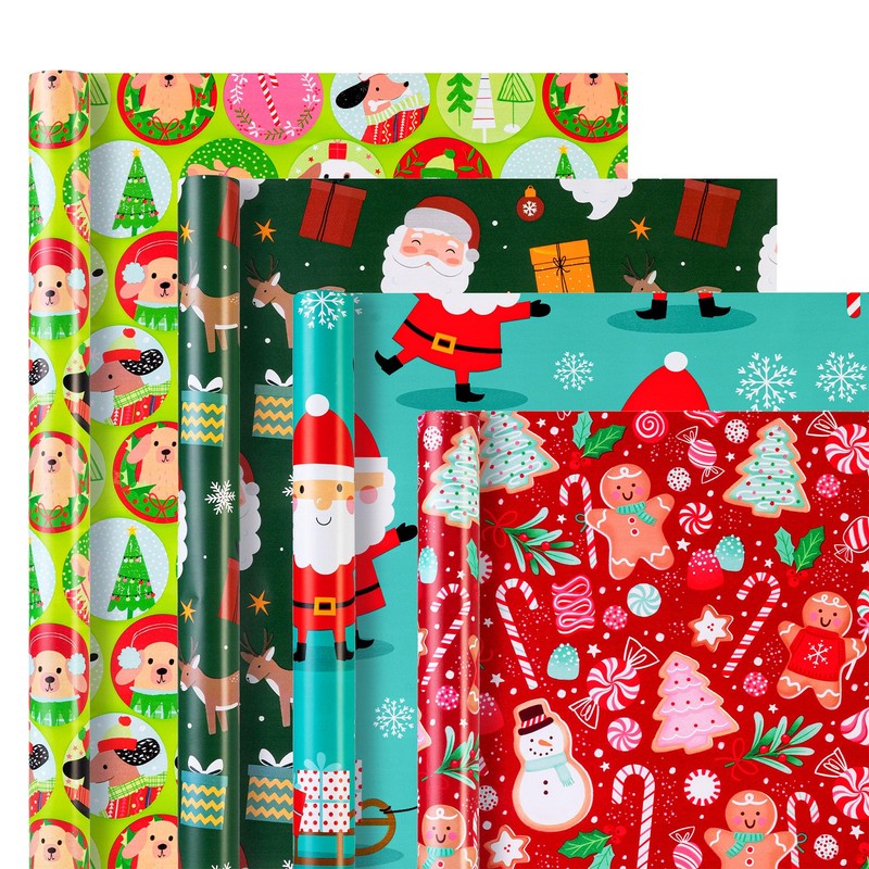 Cherubfunz Christmas Wrapping Paper (4 Rolls: 93 sq. ft. ttl)