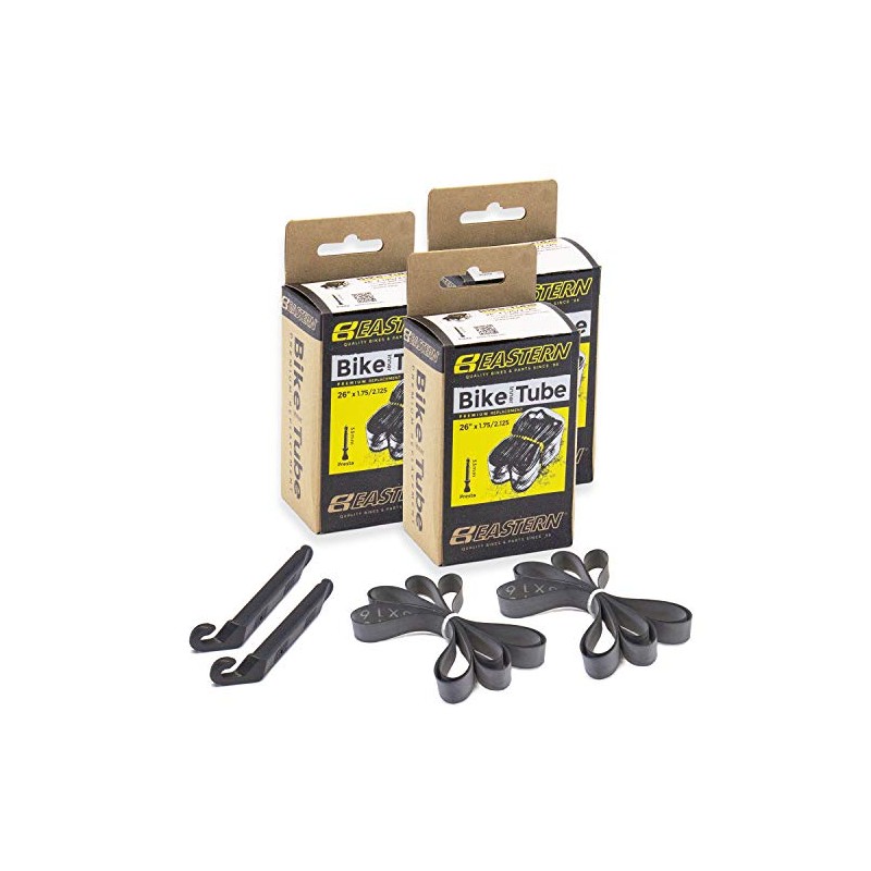 Eastern Bikes 26" Premium Inner Tube Replacement Kit, 33mm Presta
