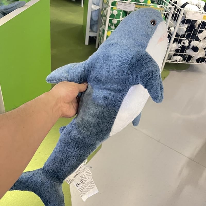 DODXIAOBEUL 21 Inch（54cm） BLAHAJ Throw Pillow Shark Stuffed Animal Soft